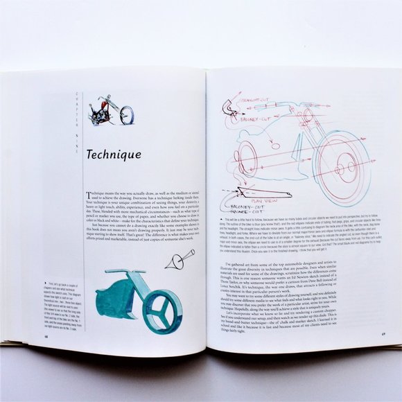 Book How to Draw Choppers Like a Pro Thom Taylor - Picture 8 of 12